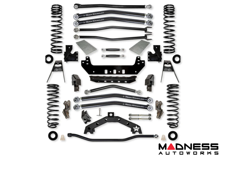 Jeep Wrangler JL Lift Kit - Rock Krawler - X Factor (No Limits) - 392 - 2021+ Jeep Wrangler JL Lift Kit - Rock Krawler - X Factor (No Limits) - 392 - 2021+